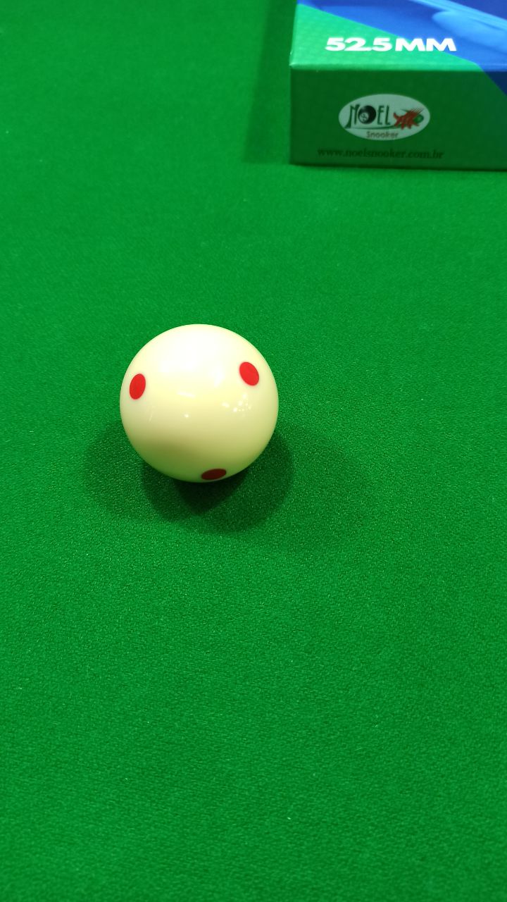 Bola Branca P/ Treino Efeitos Em Sinuca Bilhar Snooker 50mm