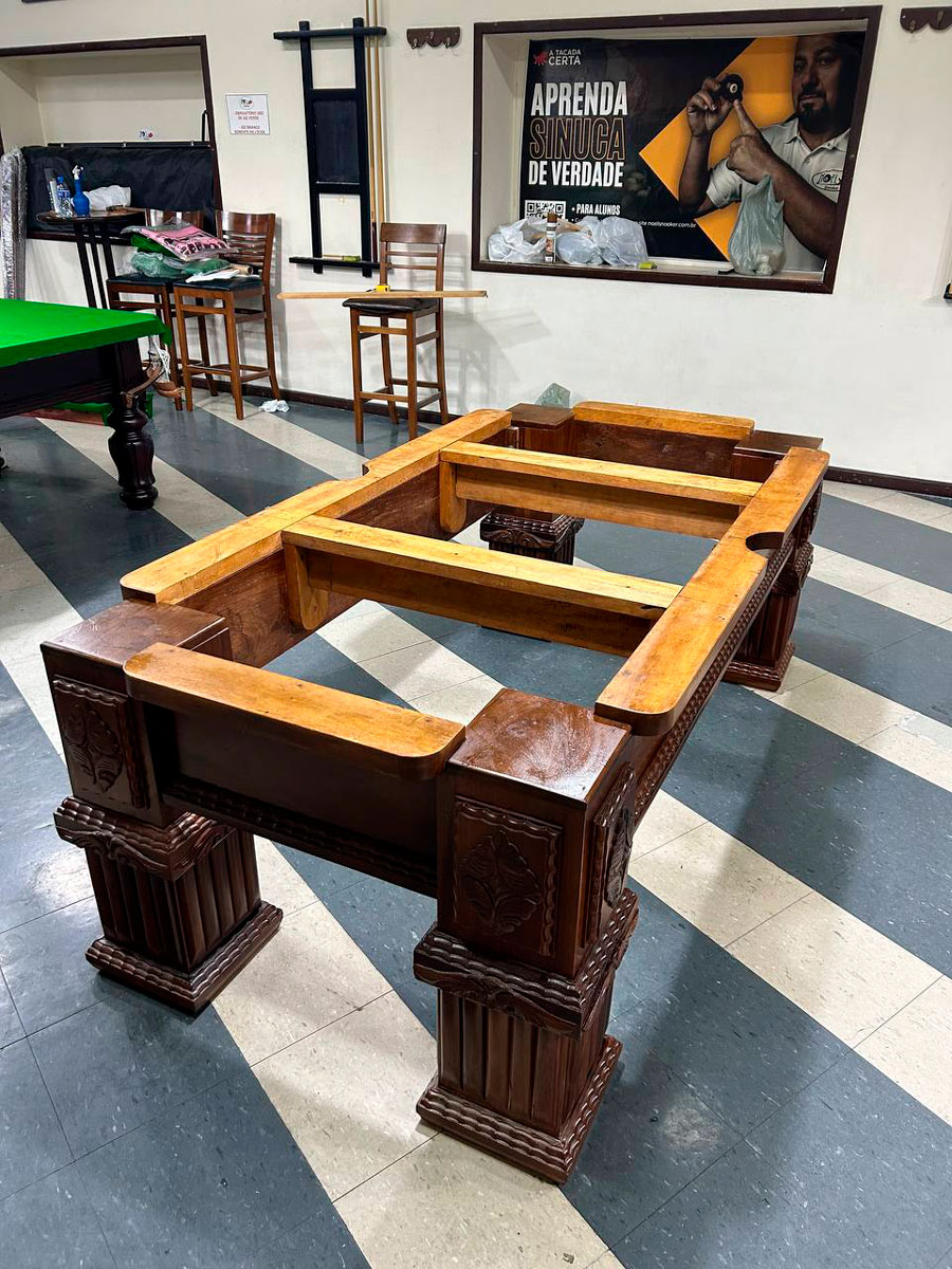 Mesa de Sinuca Colonial 2 x 1 - Imagem 5